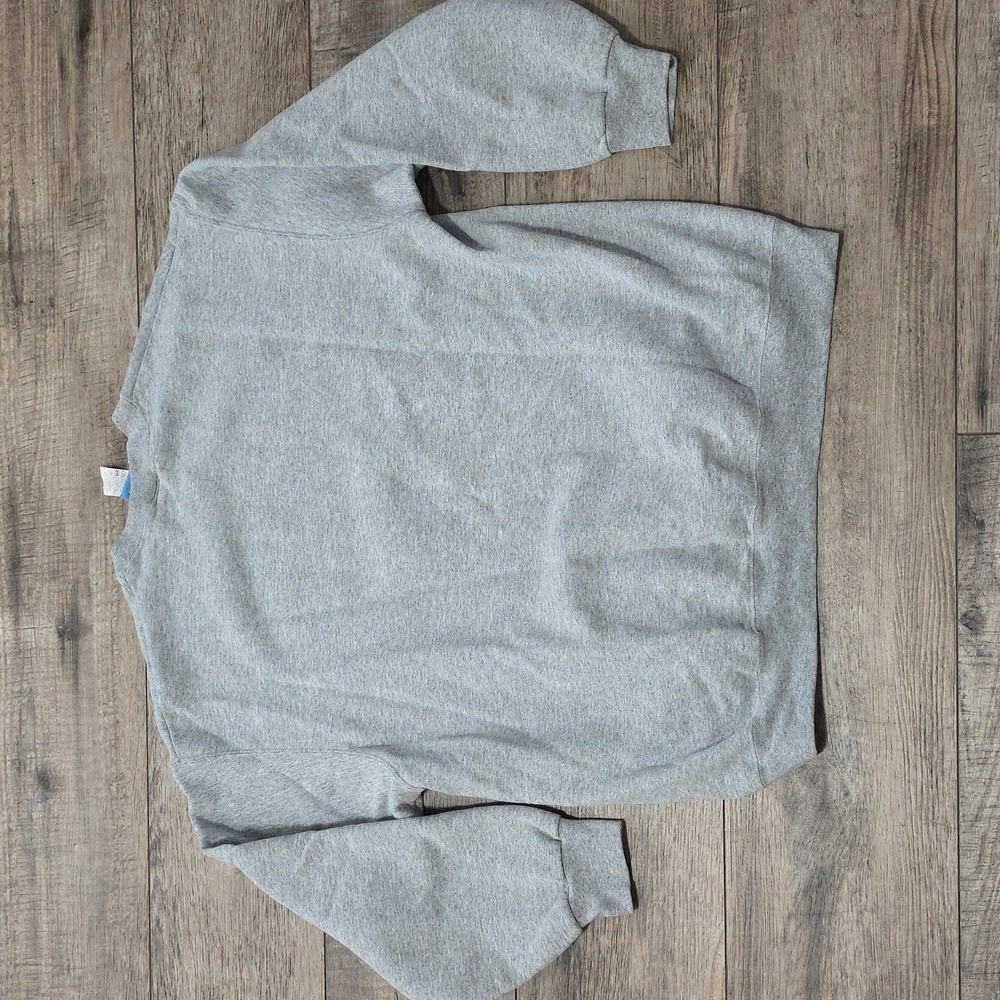 Vintage Y2K 2004 Care Bears Womens Christmas Grumpy Bear Sweatshirt Gray - Picture 8 of 9